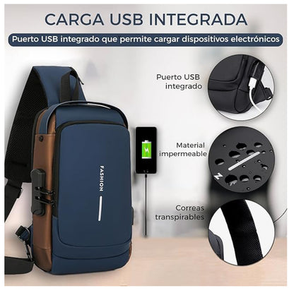 MALETA SEGURA ANTIRROBO USB