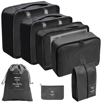 ORGANIZADOR DE EQUIPAJE X7 PIEZAS