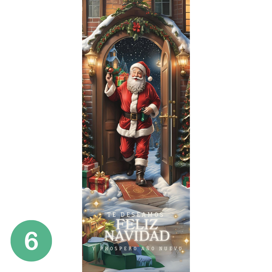 FUNDAS NAVIDEÑAS PARA PUERTAS