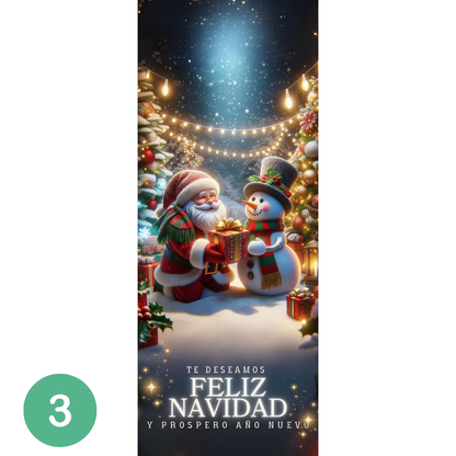 FUNDAS NAVIDEÑAS PARA PUERTAS