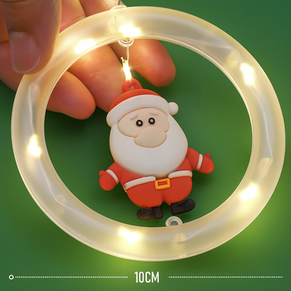 CORTINA DE AROS LED NAVIDAD 3M