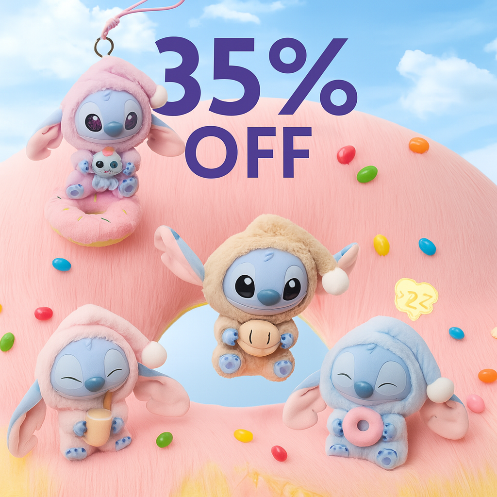 LLAVERO SORPRESA STITCH LABUBU