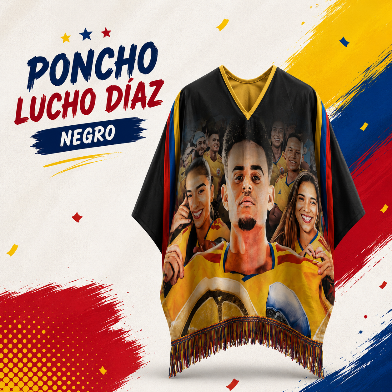 PONCHO SELECCION COLOMBIA MUNDIAL 2026