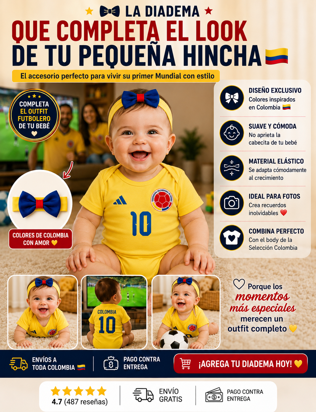 DIADEMA SELECCIÓN COLOMBIA