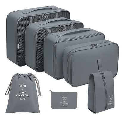 ORGANIZADOR DE EQUIPAJE X7 PIEZAS