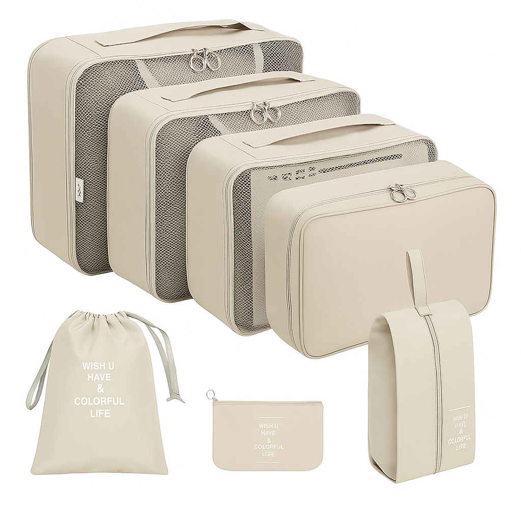 ORGANIZADOR DE EQUIPAJE X7 PIEZAS