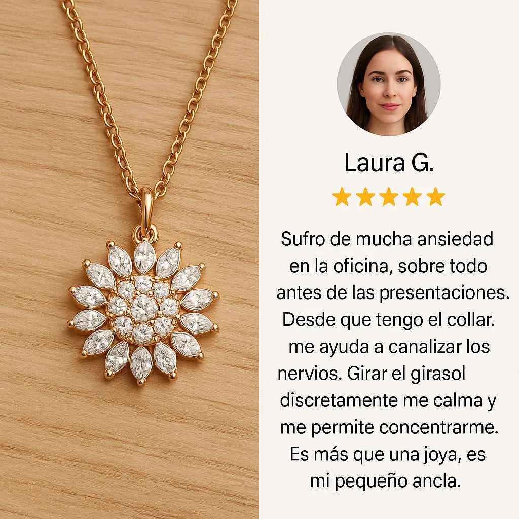 COLLAR GIRASOL GIRATORIO