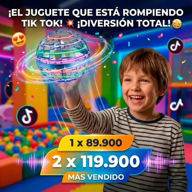 JUGUETE SPINNER BOLA VOLADORA