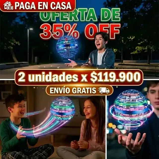 JUGUETE SPINNER BOLA VOLADORA