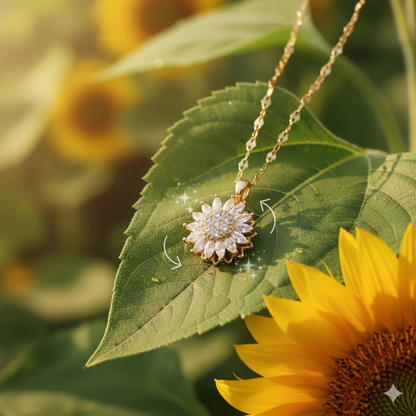COLLAR GIRASOL GIRATORIO