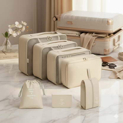 ORGANIZADOR DE EQUIPAJE X7 PIEZAS