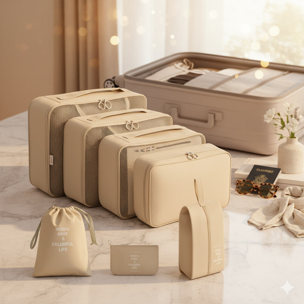 ORGANIZADOR DE EQUIPAJE X7 PIEZAS