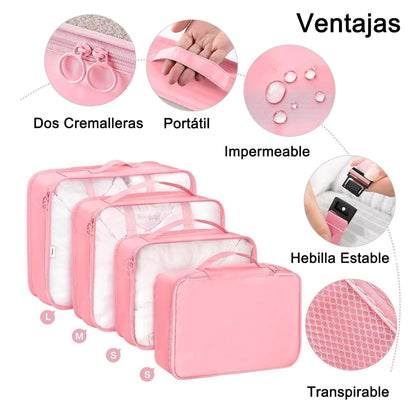 ORGANIZADOR DE EQUIPAJE X7 PIEZAS