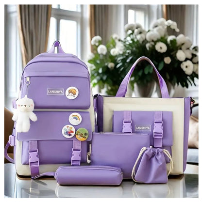 SET MALETA ESCOLAR (5 en 1)