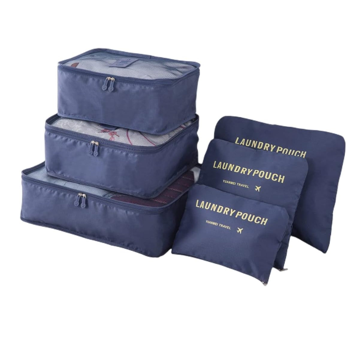 BOLSAS ORGANIZADORAS DE VIAJE X6