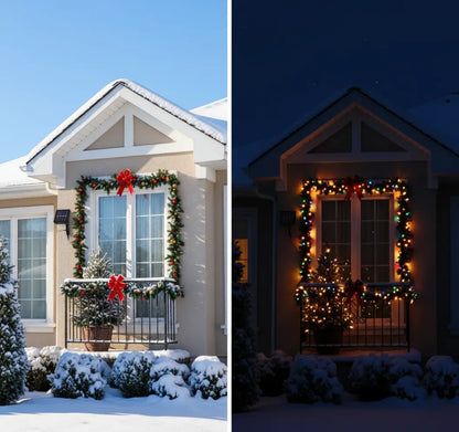 LUCES DE NAVIDAD CON CARGADOR SOLAR - 10 METROS